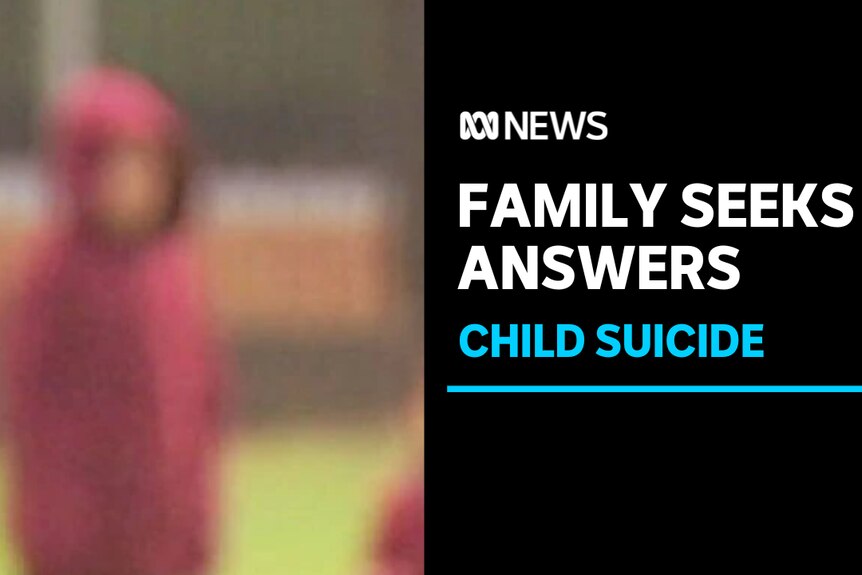 Family Seeks Answers, Child Suicide: Blurred picture of a child in a hoodie.