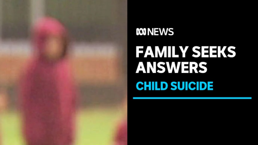 Family Seeks Answers, Child Suicide: Blurred picture of a child in a hoodie.