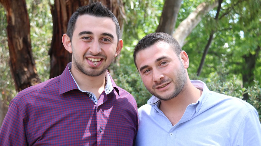Brothers Jean and Elia Moussally refugees from Aleppo