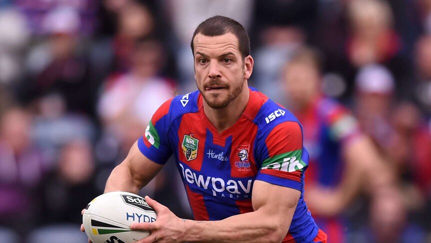 Jarrod Mullen plays for the Knights