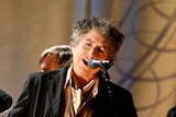 Bob Dylan performs Maggie's Farm onstage at the 53rd Grammy Awards