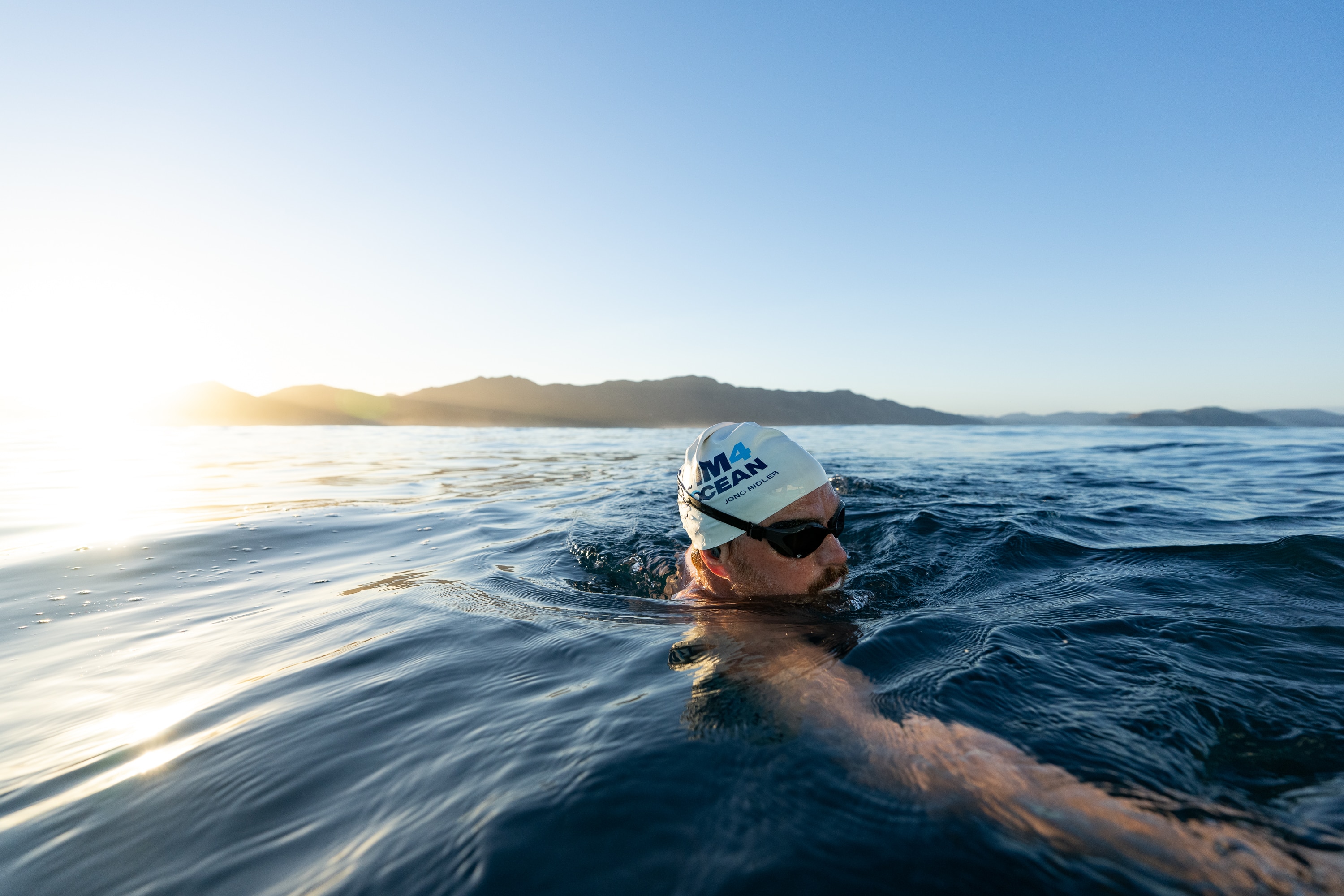 Jono Ridler takes an ocean selfie