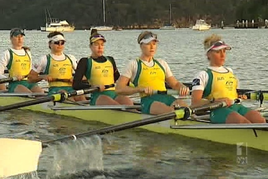 Women take on Rowing Australia (7pm TV News NSW)
