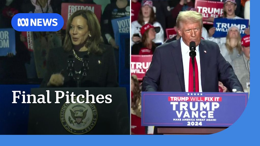 Trump and Harris deliver final pitches to voters - ABC News
