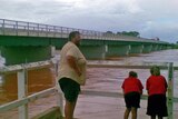 Carnarvon locals watch the Gascoyne River levels rise