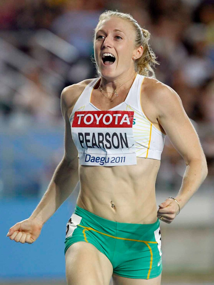 On top of the world ... Sally Pearson (Mark Blinch: Reuters)