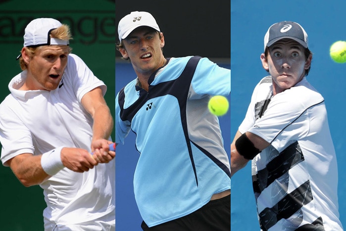 Luke Saville, John Millman and John-Patrick Smith