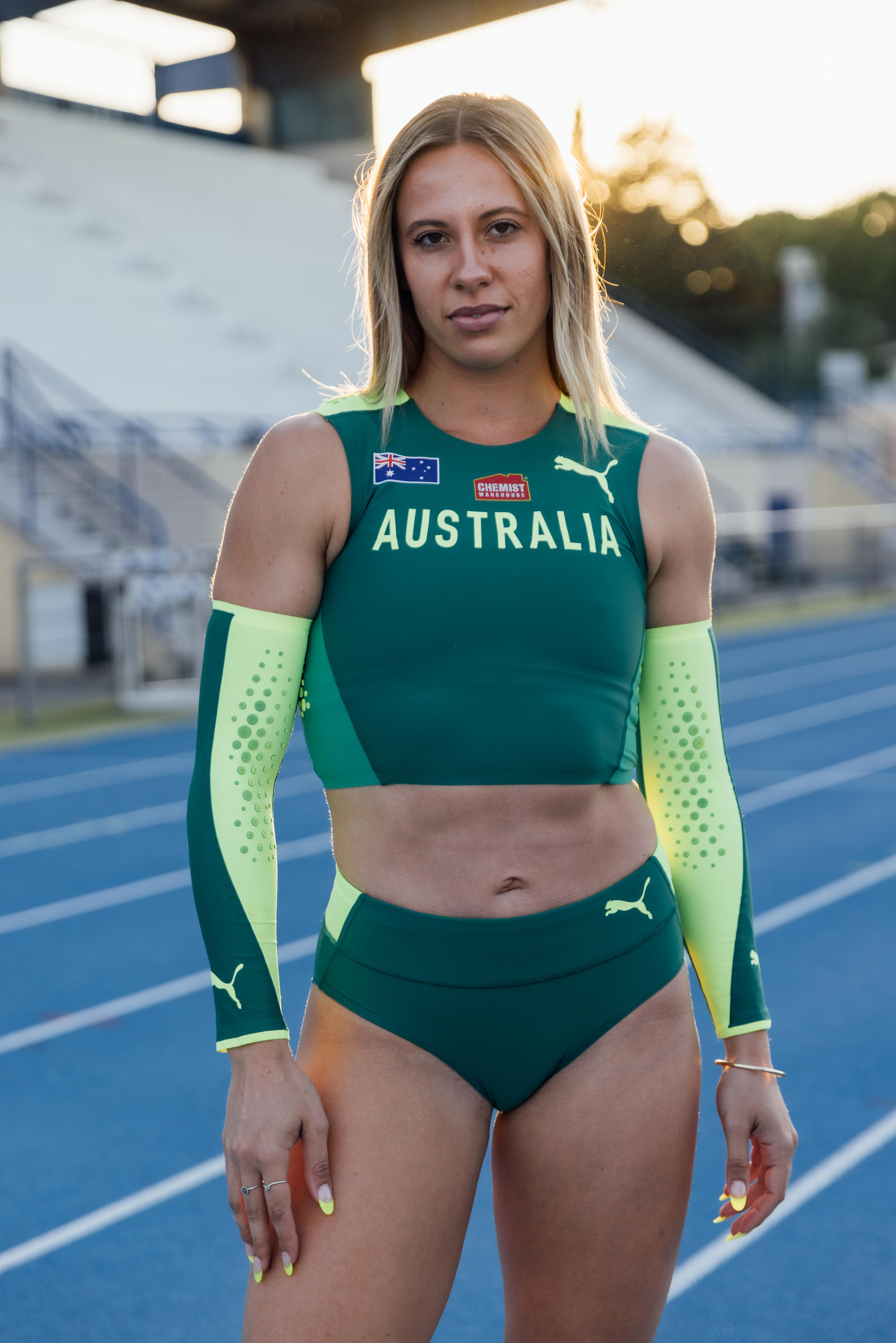 Australian sprinter Bree Masters.
