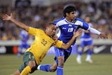 Scrappy affair...Thompson said Kuwait was a well-organised team when it last met the Socceroos.