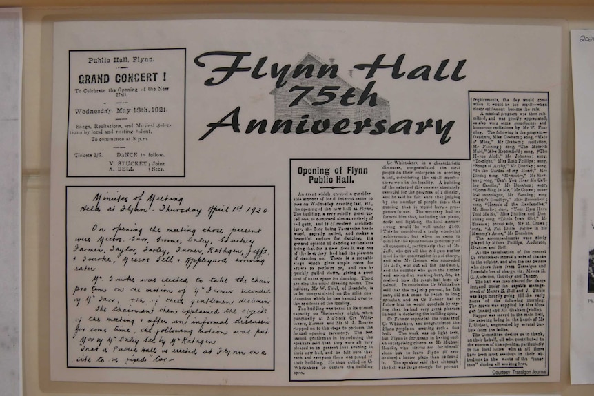 Historical accounts of the opening of the hall