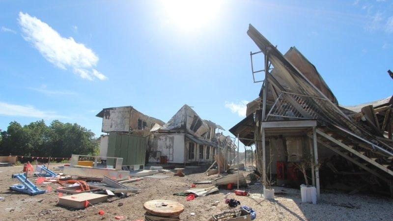 Accommodation blocks destroyed during riot at Nauru detention centre