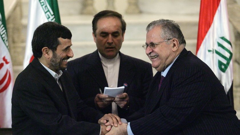 Mahmoud Ahmadinejad said both countries were determined to strengthen their political, economic and cultural co-operation.
