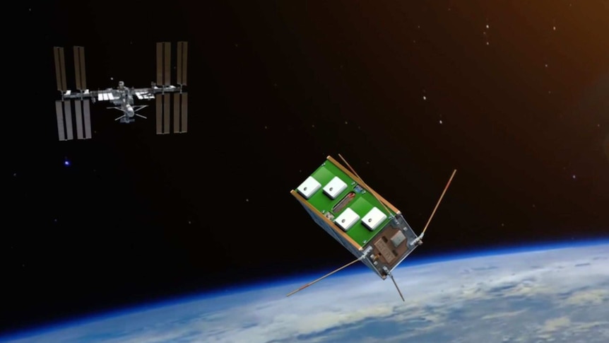 UNSW Cubesat leaving the ISS