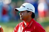 Jason Day competes at the PGA Tour play-off event in Boston