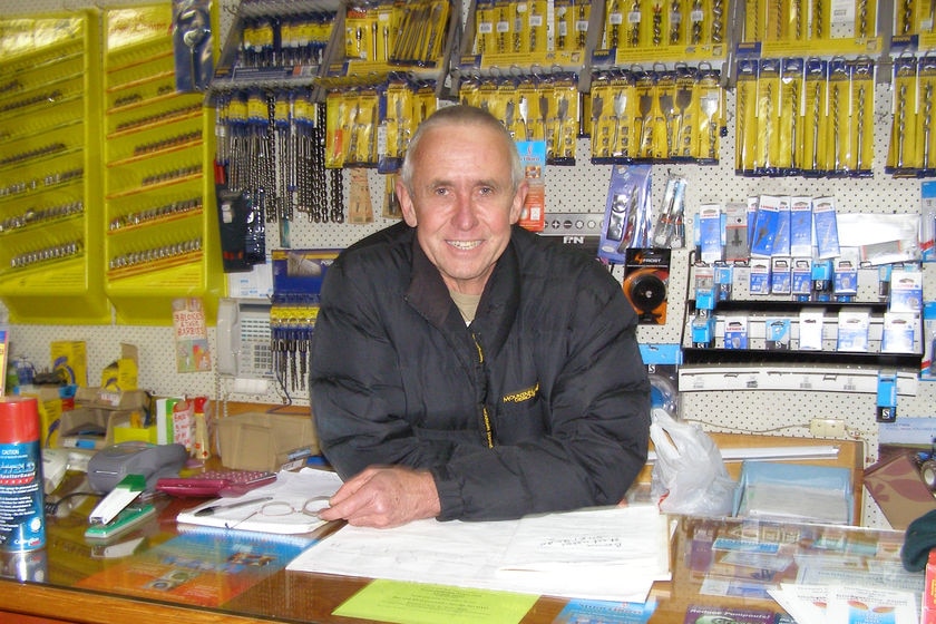 Bruce McNally, former school principal, now owner of hardware store, Ravensthorpe