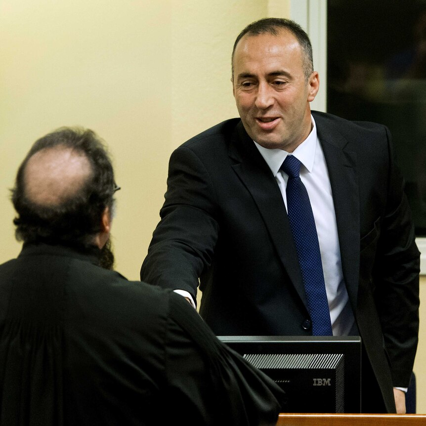 Kosovo's ex-prime minister Ramush Haradinaj is acquitted by the UN Yugoslav war crimes court.