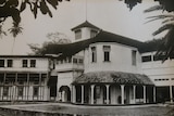 black and white photo of Oceania House 