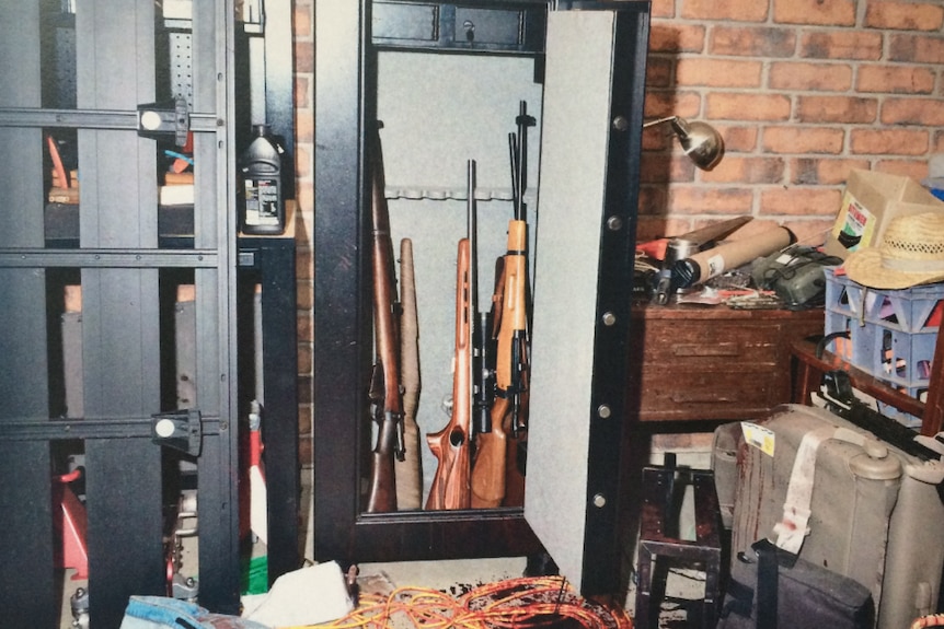 Crime scene Adelaide hills- gun collection