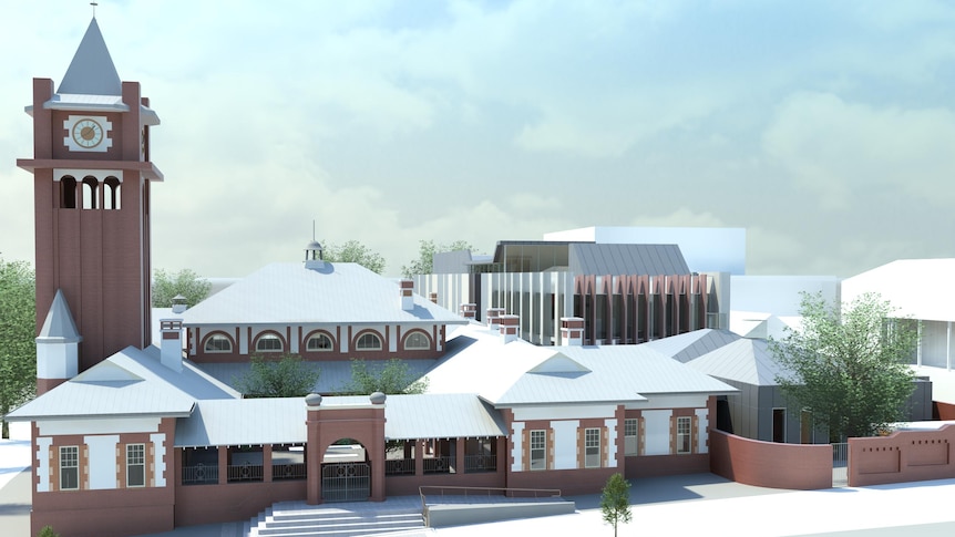An artist's impression of the renovated Wagga Wagga Court House