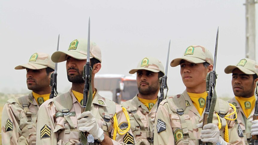 Iranian frontier guards