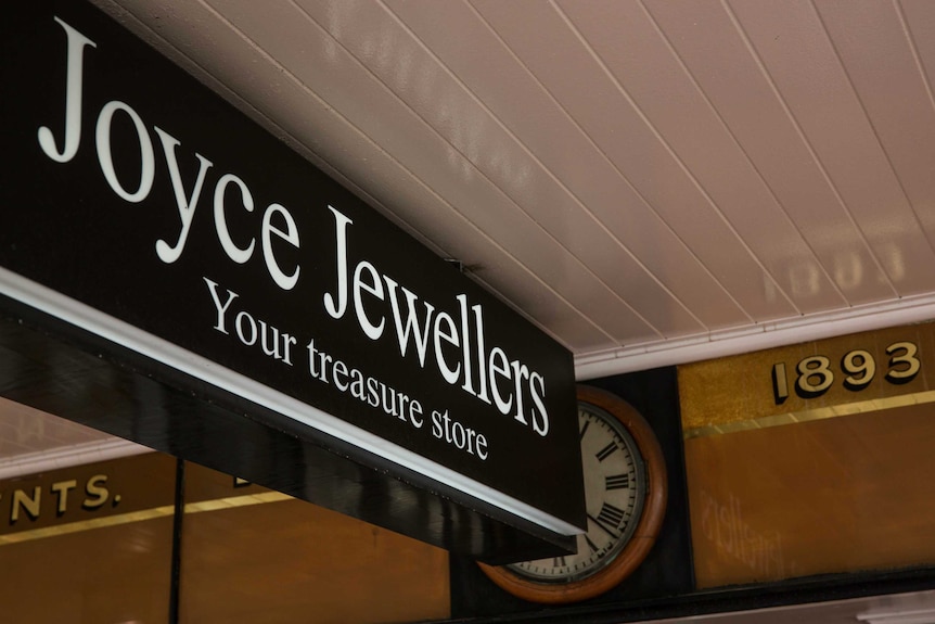 Joyce Jewellers sign