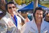 Two elvis tribute acts