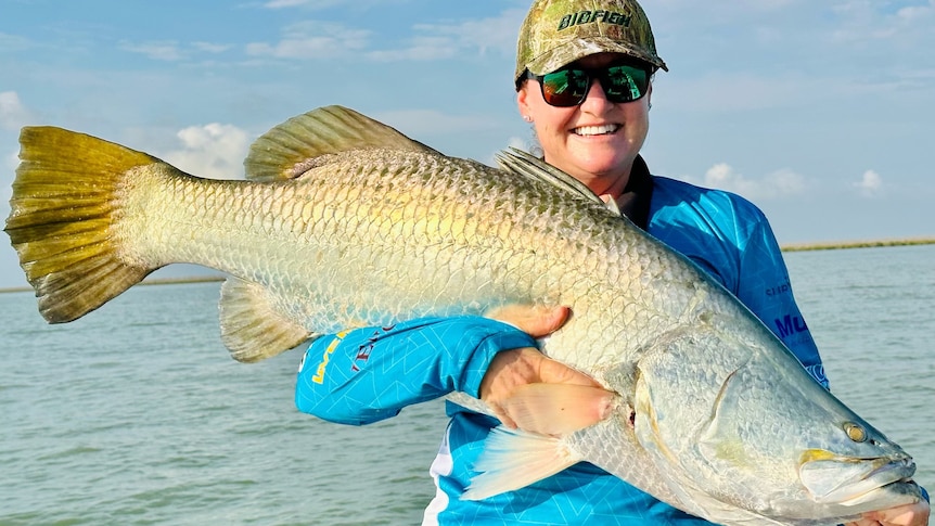 The Roper River can produce some big barra in the build up