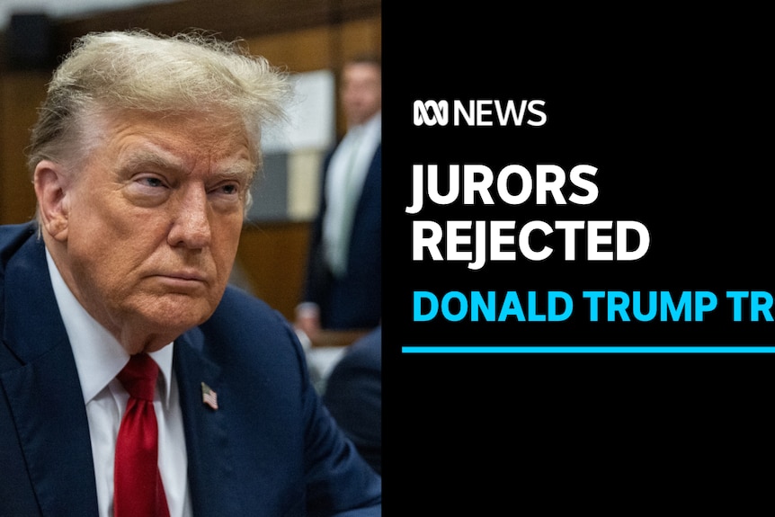 Jurors Rejected, Donald Trump Trial: Former US president Donald Trump.