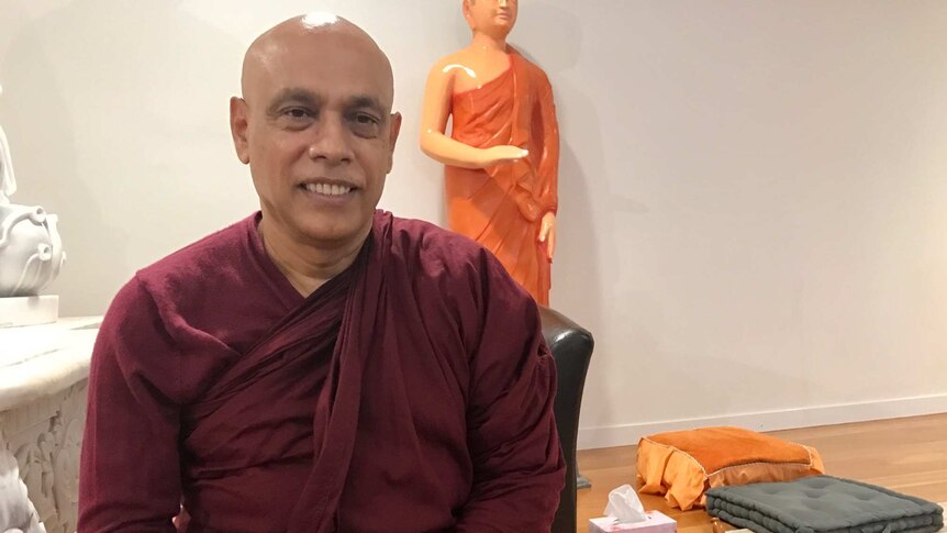 Sri Lankan Buddhist Monastery Chief Monk Wattegama Dhammawasa