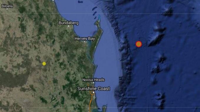 Earthquake hits off Queensland