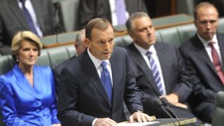 CUSTOM 320x180 Tony Abbott and his senior frontbench MPs
