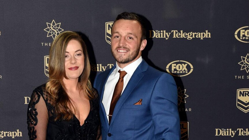 Josh Hodgson and Kirby Smith on the red carpet
