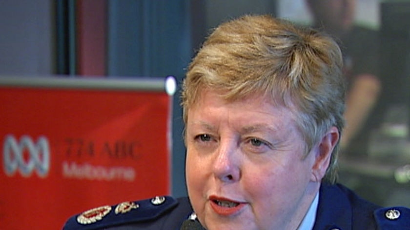 Victoria Police Chief Commissioner, Christine Nixon.