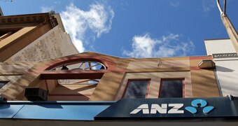 The facade of an ANZ bank in Sydney.