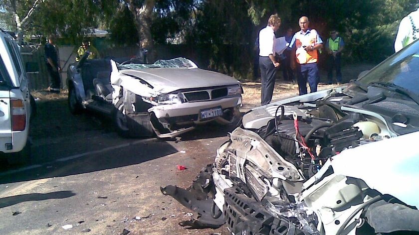 A teenage girl is critically injured in a road crash in the Perth suburb of Craigie.