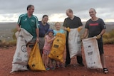 Mount Isa Landcare group on Telstra Hill, Mount Isa