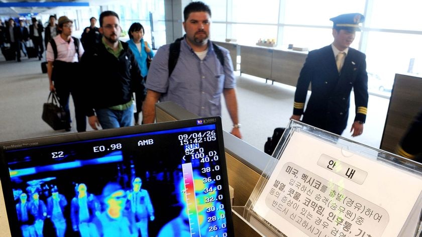 Thermal scanners are due to arrive in Brisbane, Gold Coast and Cairns international airports today to check passengers as they disembark.
