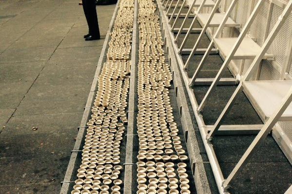 Candles at Martin Place vigil