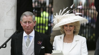 Prince Charles and the Duchess of Cornwall, Camilla Parker-Bowles, were married in civil ceremony.