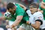 Ireland's Cian Healy rumbled by Romania defence