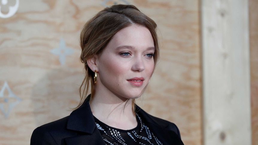 A close up of French actress Lea Seydoux.