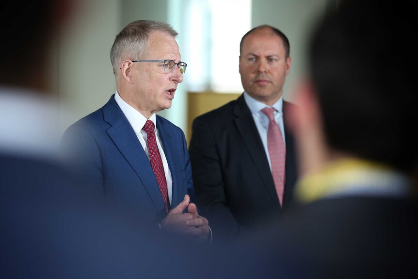 Profile image of Paul Fletcher with Josh Frydenberg in the background.