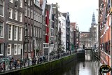 An empty street is seen during lockdown in Amsterdam 