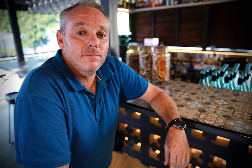 Jamie Fitzpatrick in his Townsville restaurant Shorehouse.