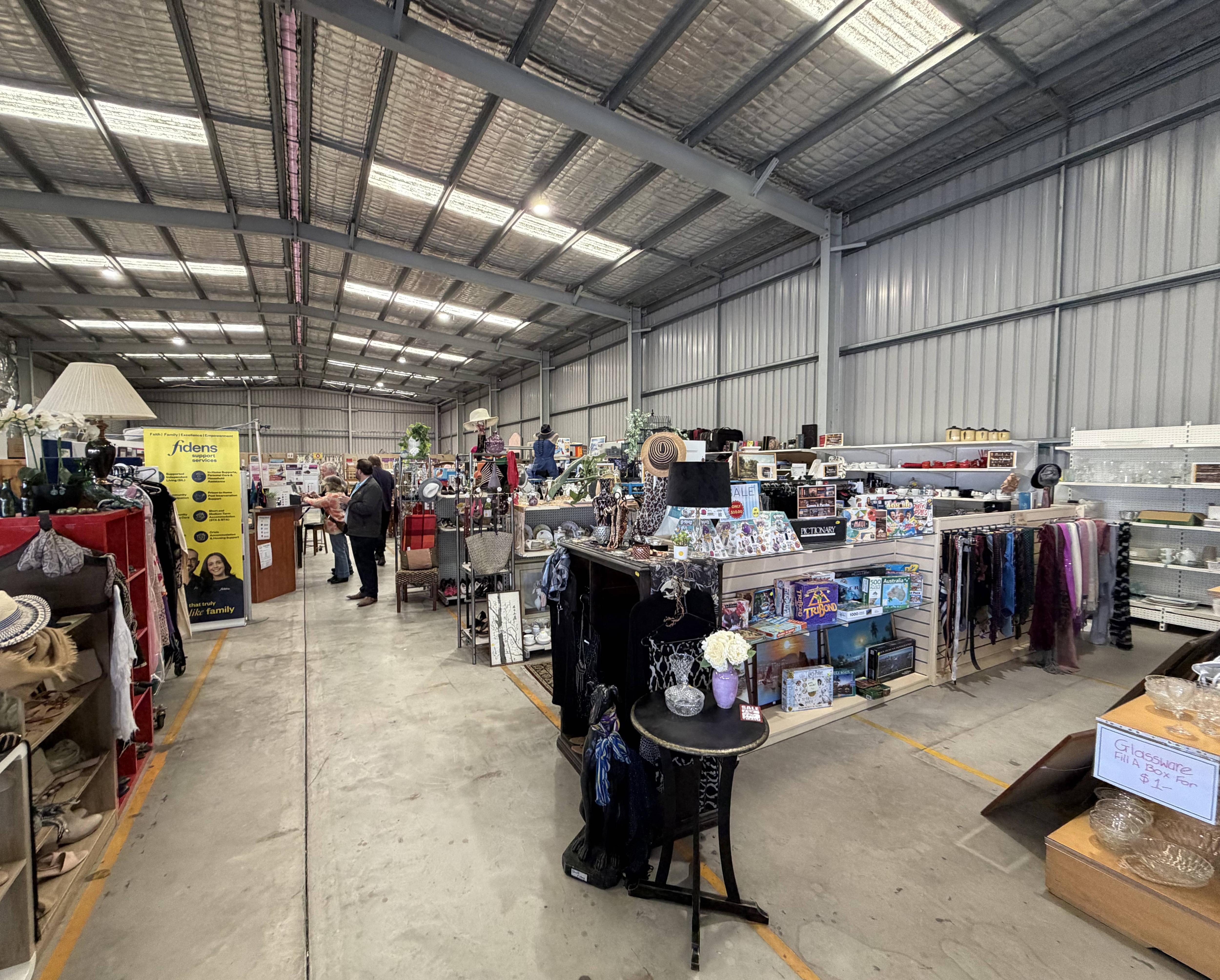 An op shop in suburban Adelaide.