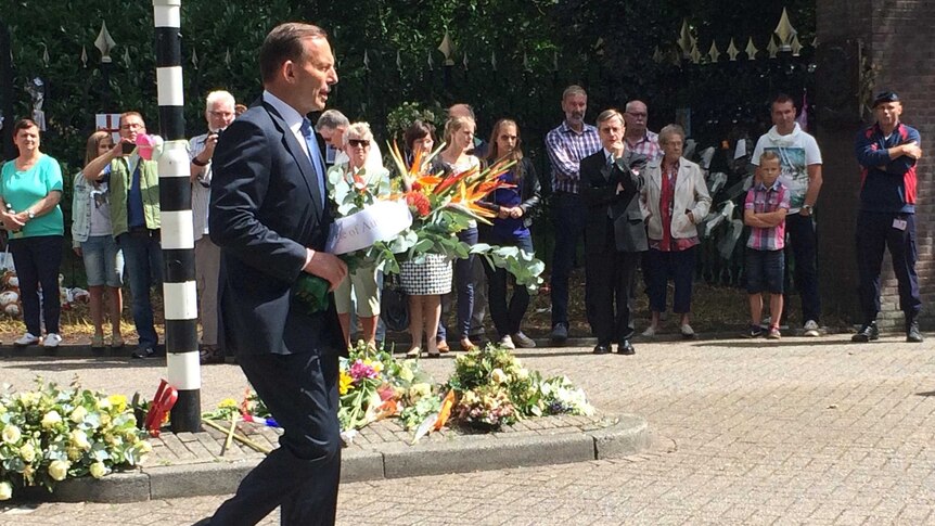Prime Minister Tony Abbott in the Netherlands