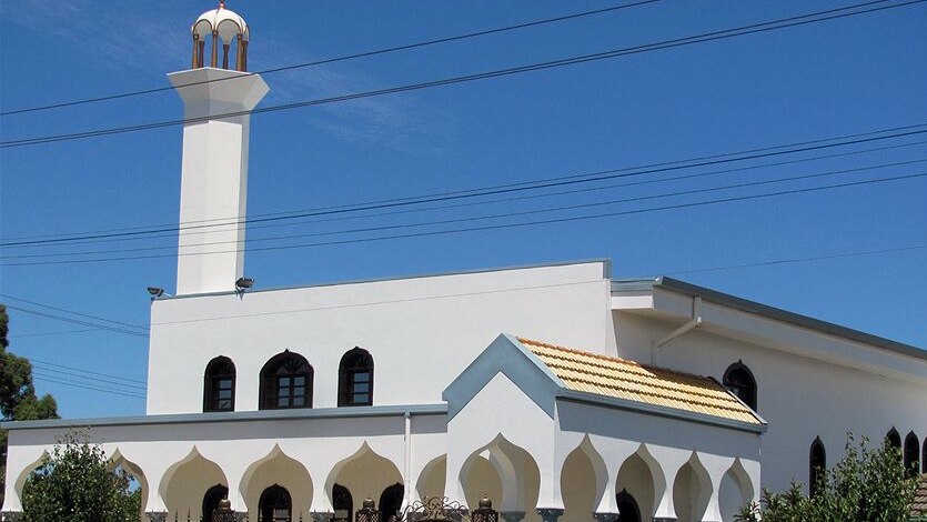 Exterior of a mosque.