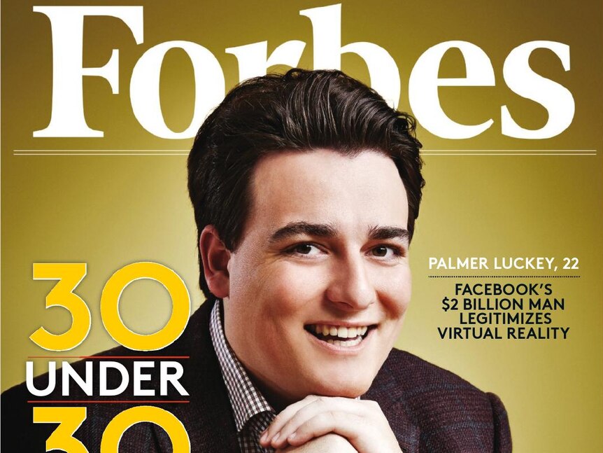 Palmer Luckey on the cover of Forbes Magazine