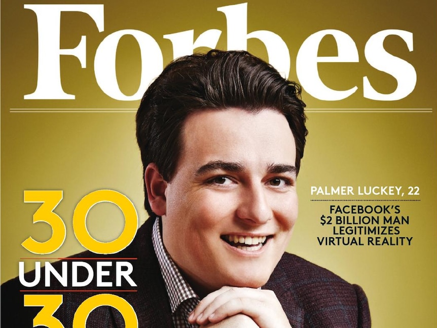 Palmer Luckey on the cover of Forbes Magazine