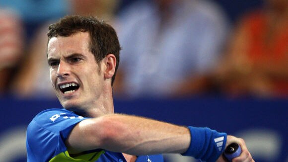 Hot in the city: Murray admitted the scorching Perth weather caused him as much trouble as any of his opponents.